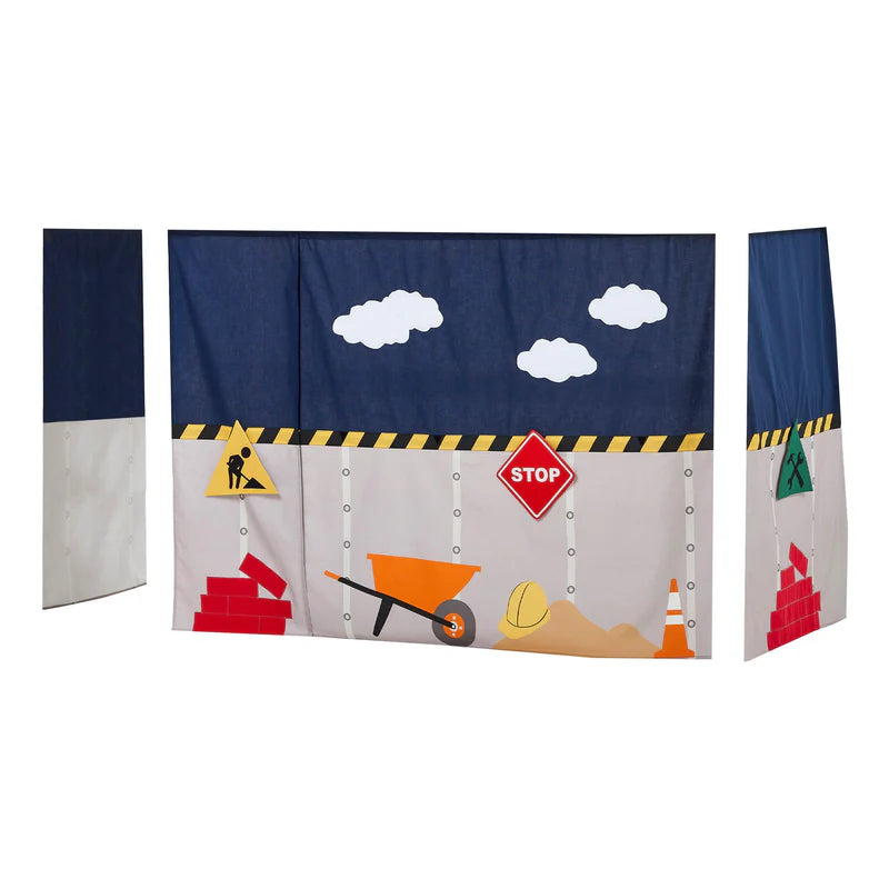 Construction Curtain / σετ κουρτίνες κουκέτας