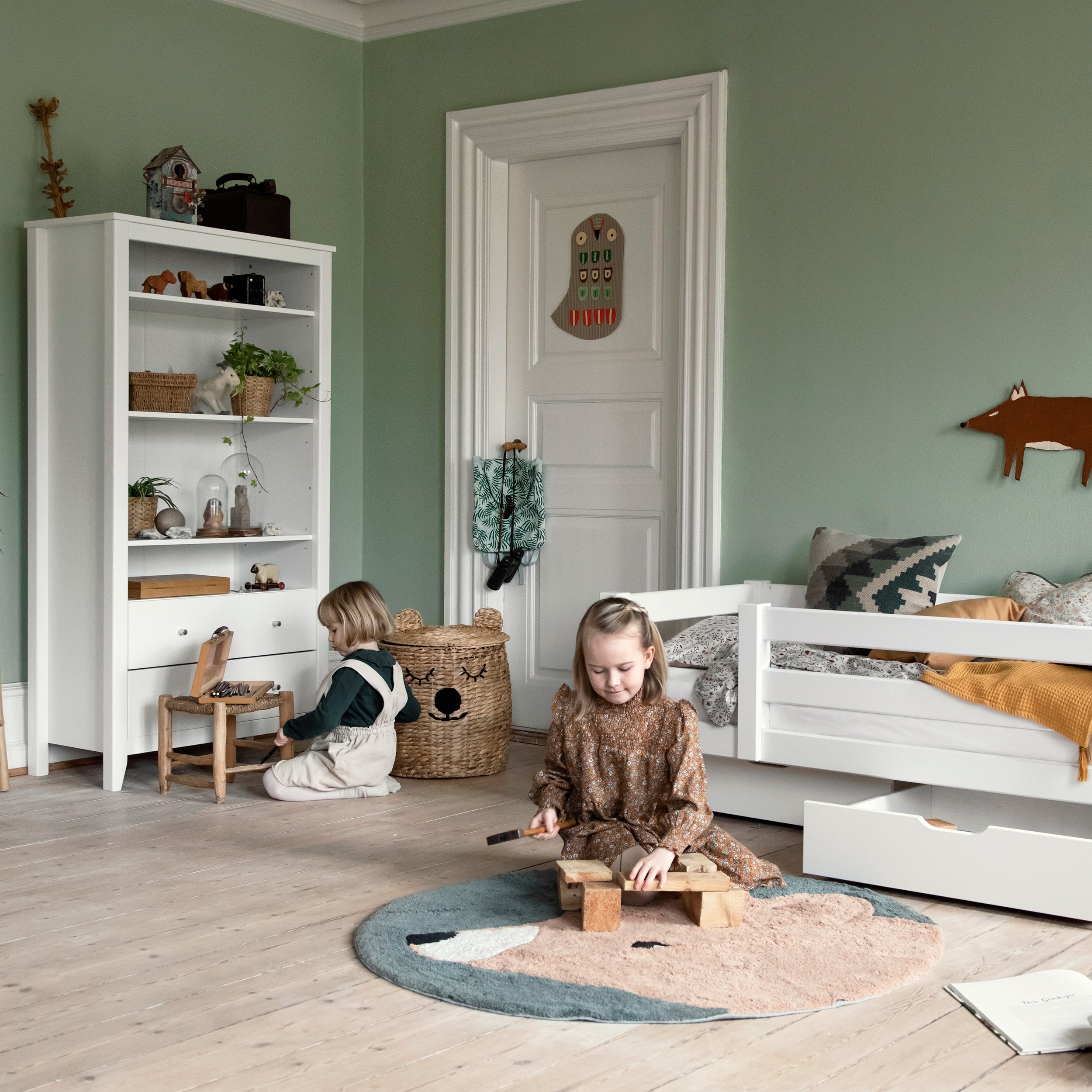 Eco Luxury Junior Bed safery rail 3/4 / Κρεβάτι με πλάτη και Προστατευτικό 