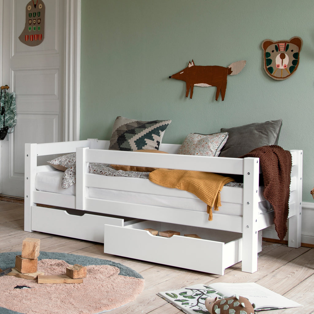 Eco Luxury Junior Bed safery rail 3/4 / Κρεβάτι με πλάτη και Προστατευτικό 
