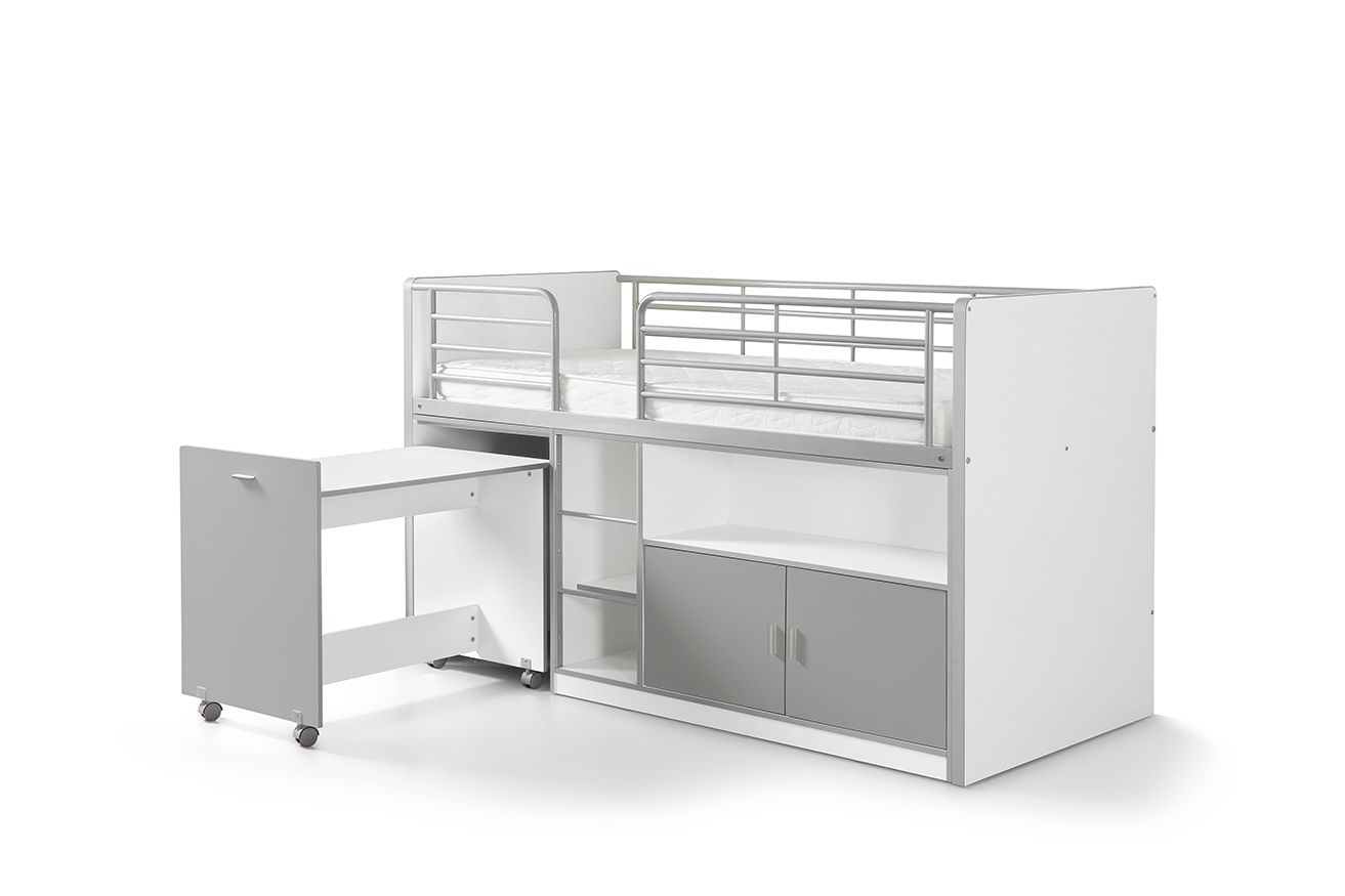 Bonny Bunk Bed / Κρεβάτι-κουκέτα με συρόμενο γραφείο