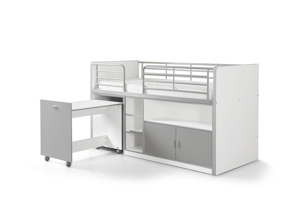 Bonny Bunk Bed / Κρεβάτι-κουκέτα με συρόμενο γραφείο