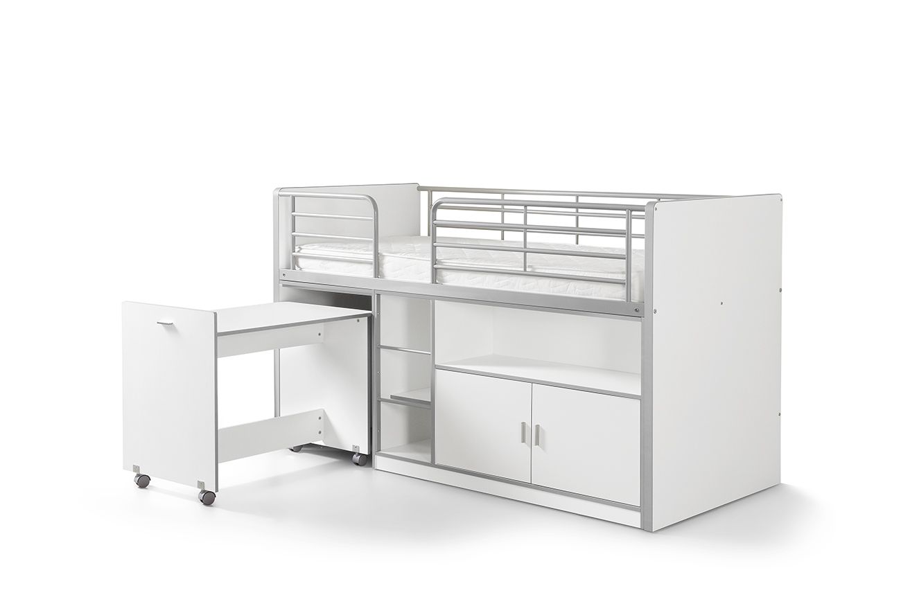 Bonny Bunk Bed / Κρεβάτι-κουκέτα με συρόμενο γραφείο