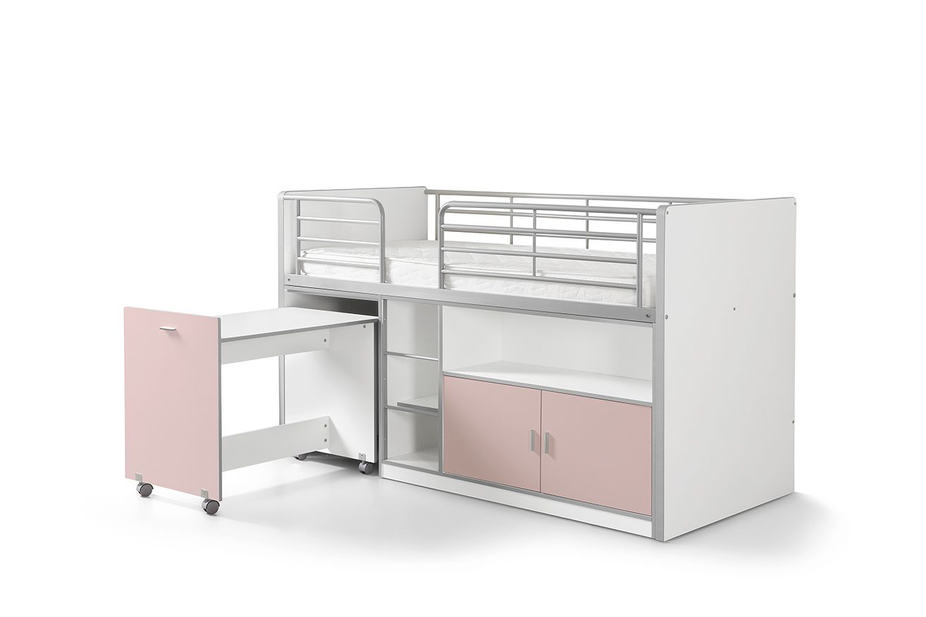Bonny Bunk Bed / Κρεβάτι-κουκέτα με συρόμενο γραφείο