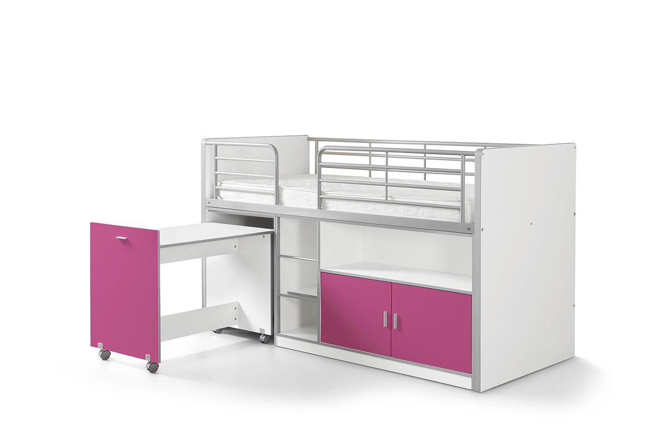 Bonny Bunk Bed / Κρεβάτι-κουκέτα με συρόμενο γραφείο