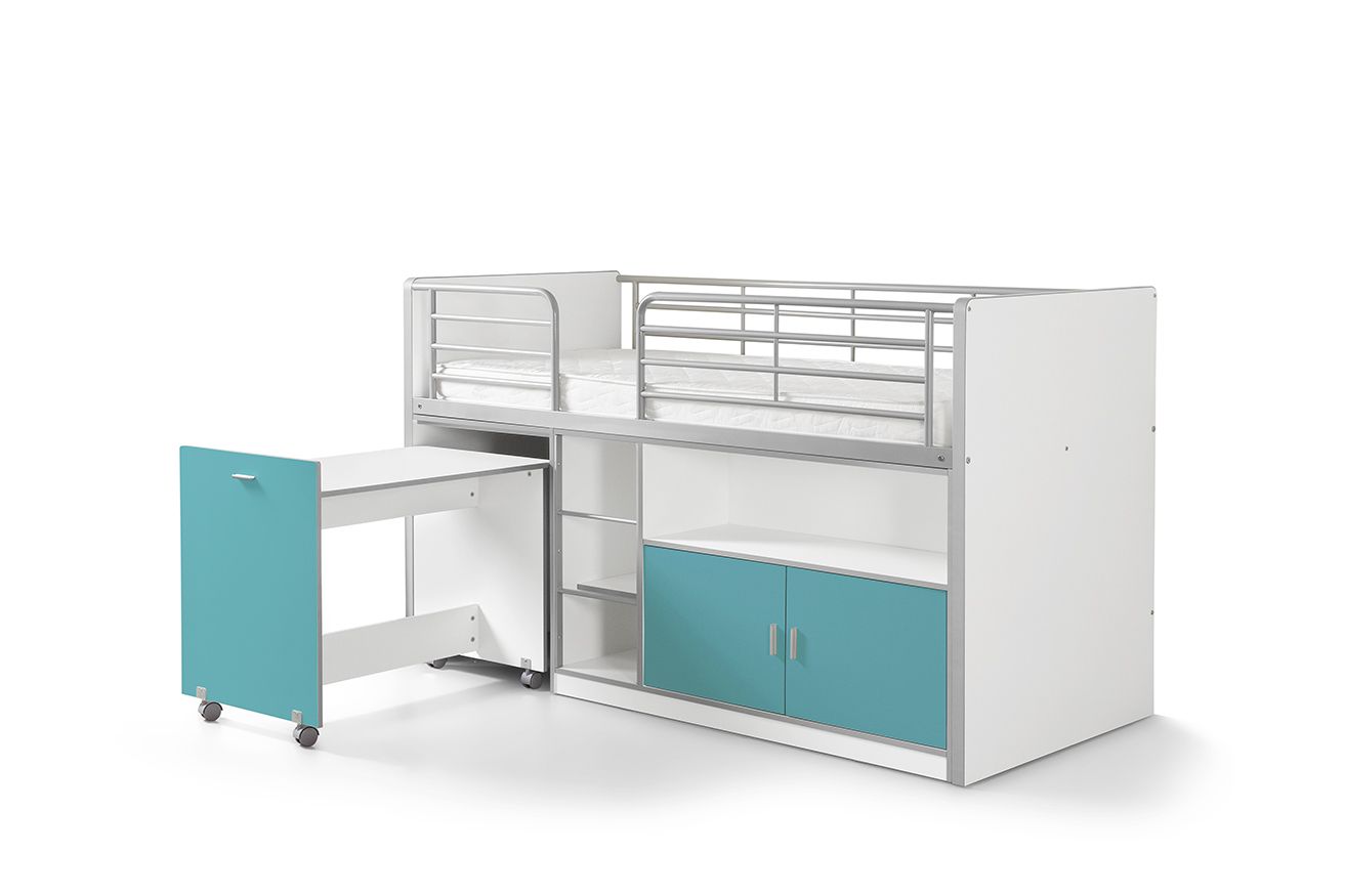 Bonny Bunk Bed / Κρεβάτι-κουκέτα με συρόμενο γραφείο