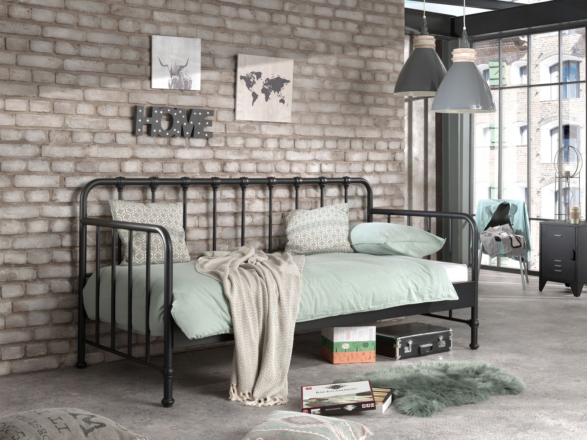 Bronxx Cabin Bed / Κρεβάτι με πλάτη 