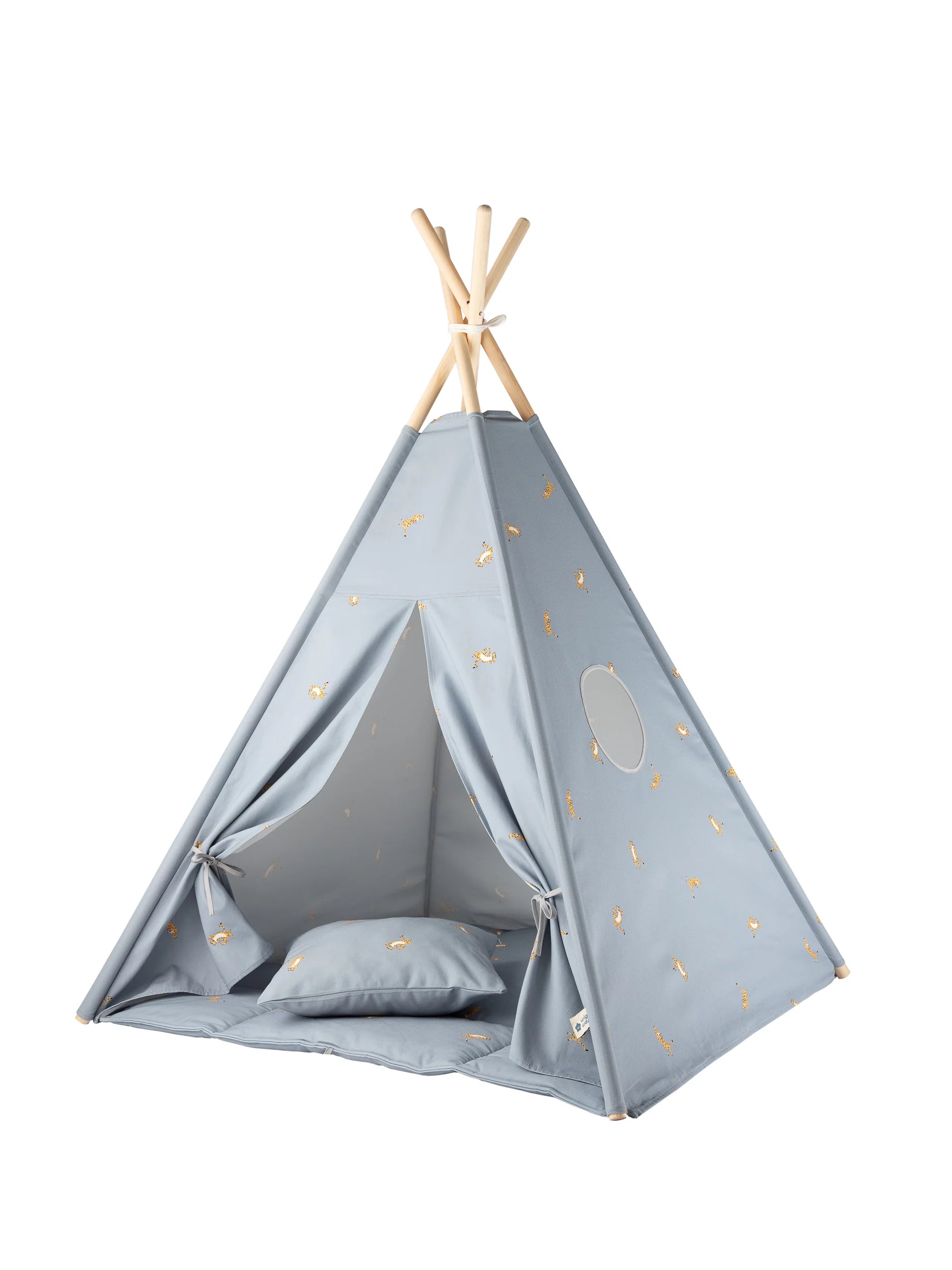 Blue Tiger Teepee Set / Σετ Σκηνής Παιχνιδιού 