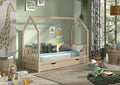 Cabane House Bed / Κρεβάτι ξύλινο με σκεπή