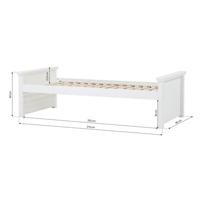 Noah Deluxe bed 90x200 cm with High and Medium Bed /  Κρεβάτι με συρόμενο