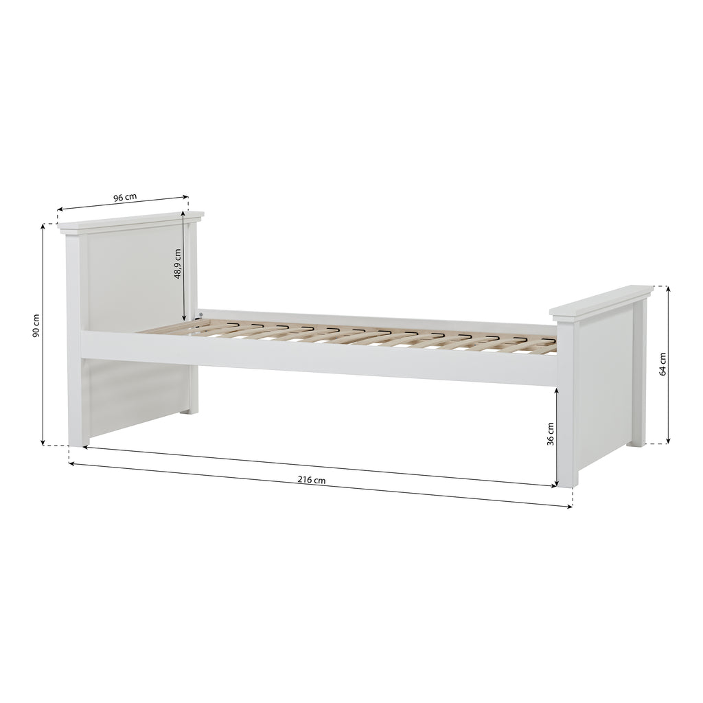 MAJA BED WITH SECOND BED AND 2 DRAWERS ΞΥΛΙΝΟ ΚΡΕΒΑΤΙ ΜΕ ΣΥΡΟΜΕΝΟ ΚΑΙ 2 ΣΥΡΤΑΡΙΑ HOPPEKIDS