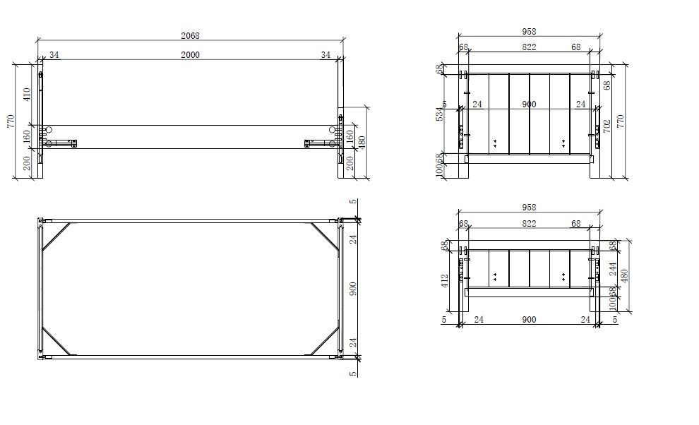 Erik / Κρεβάτι μονό σε λάκα με ανατομικές τάβλες
