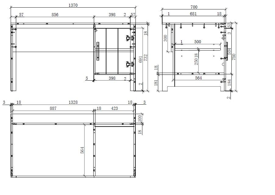Erik Desk / Γραφείο σε λευκή λάκα νεανικό