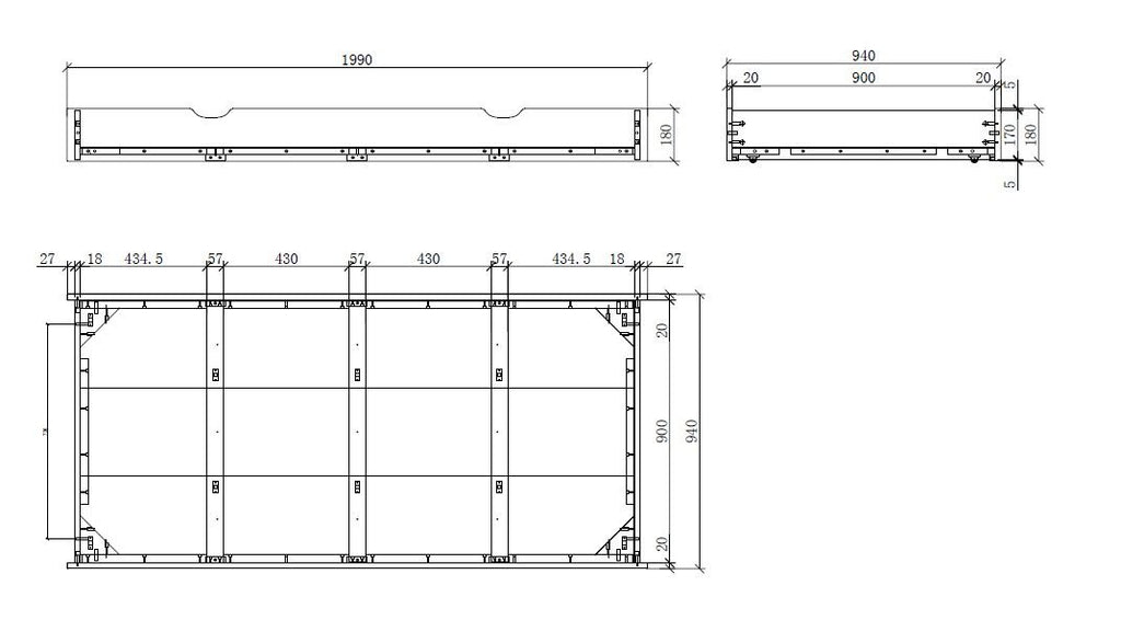 Erik Bed with Drawer-Bed Vipack / Μονό κρεβάτι με συρόμενο
