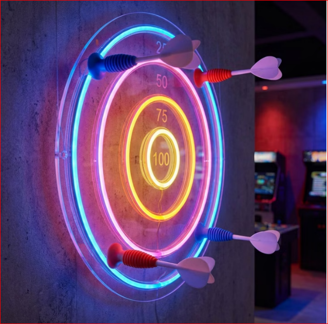 Dart Led / Φωτιστικό με 4 βελάκια