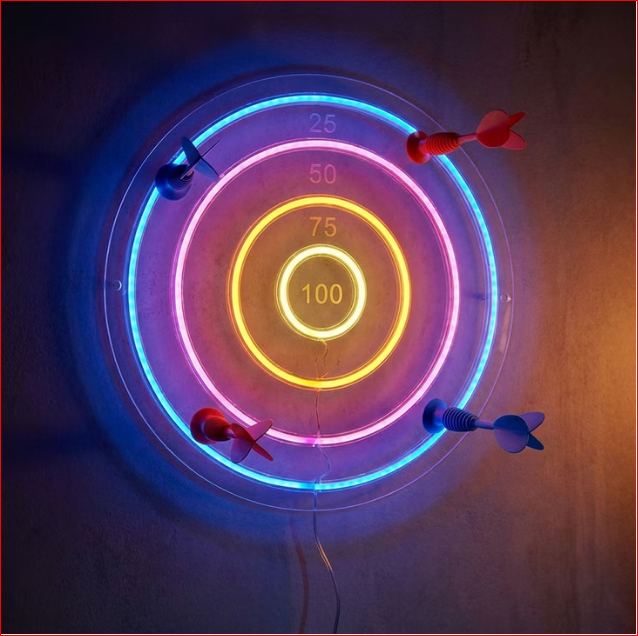 Dart Led / Φωτιστικό με 4 βελάκια