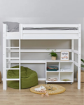 Hoppekids ECO Luxury Loft Bed / Υπερυψωμένο κρεβάτι κουκέτα μασίφ -ΔΙΑΘΕΣΙΜΗ-