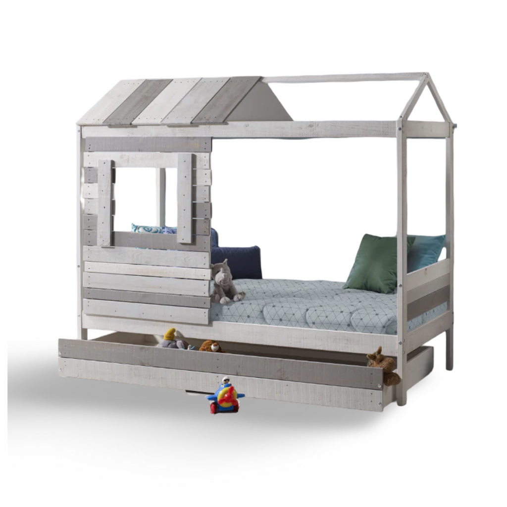 Elli House Bed / Κρεβάτι-Σπιτάκι -ΑΜΕΣΑ ΔΙΑΘΕΣΙΜΟ ΜΕ ΣΥΡΤΑΡΙ-