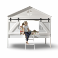 Barnie House bed / Κρεβάτι μονό με σκεπή