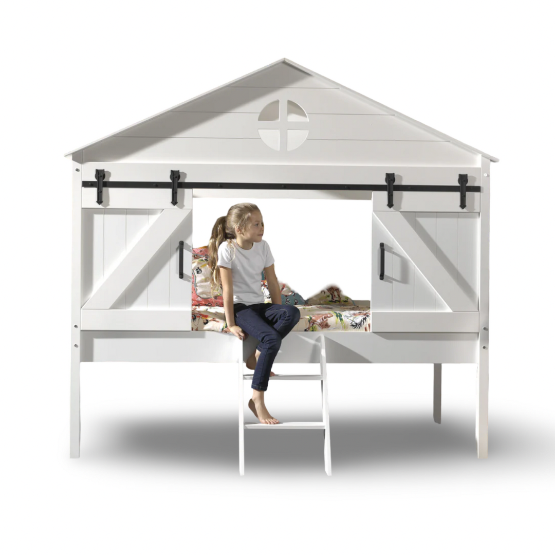 Barnie House bed / Κρεβάτι μονό με σκεπή