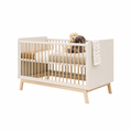 Lines 2 piece nursery furniture set with bench bed Dune/Natural / Nursery Set