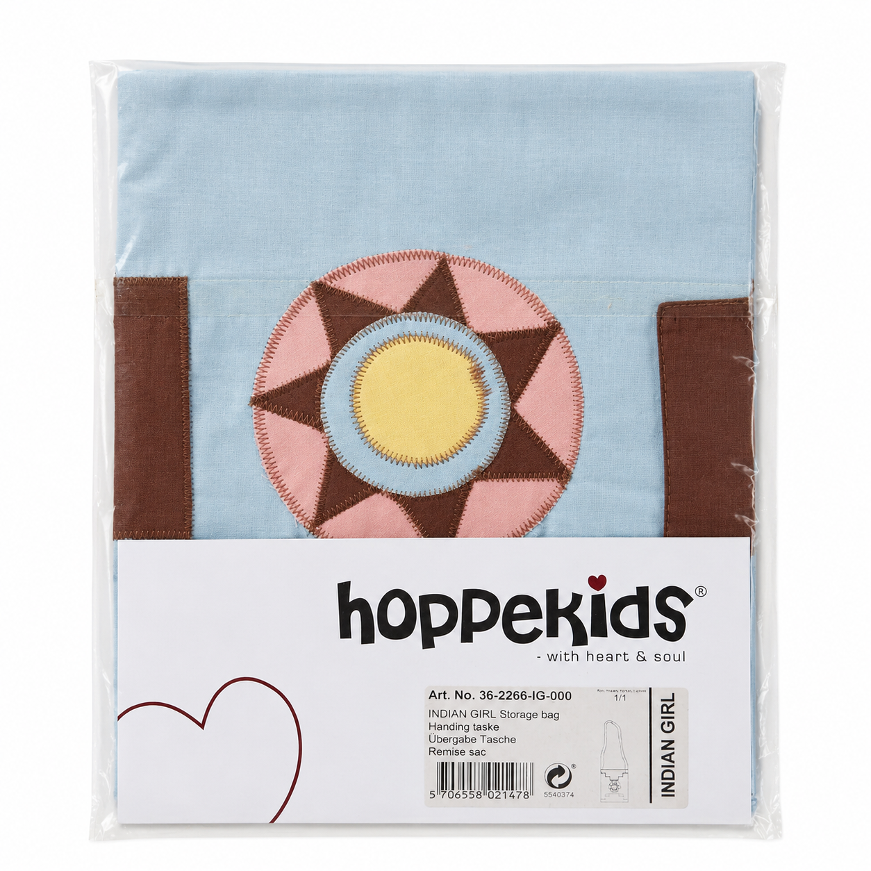Storage Bag Indian girl Hoppekids / Σάκος αποθήκευσης για κρεβάτι.