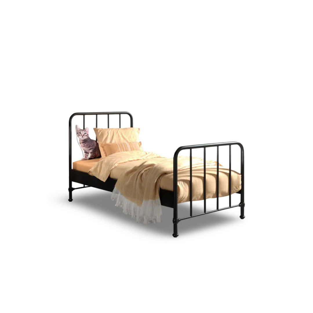 Bronxx Bed 90 / Μονό μεταλλικό κρεβάτι -Vipack Belgium