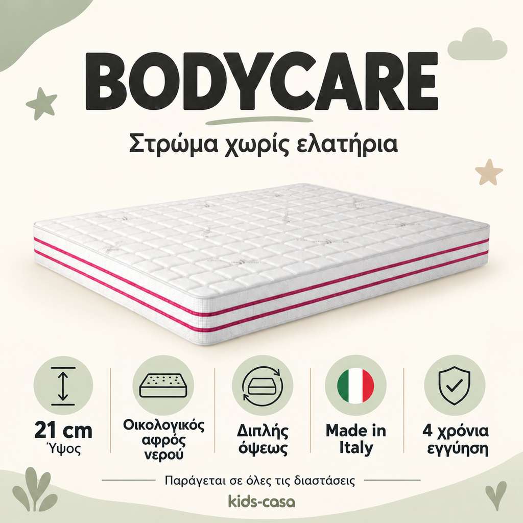 Στρώμα Bodycare / 2 πλευρών Ιταλίας