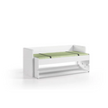 DENVER DESKBED 90 X 200 CM WHITE / Bunk Bed-Desk
