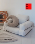 Mini Hippo / children's armchair-futon bed