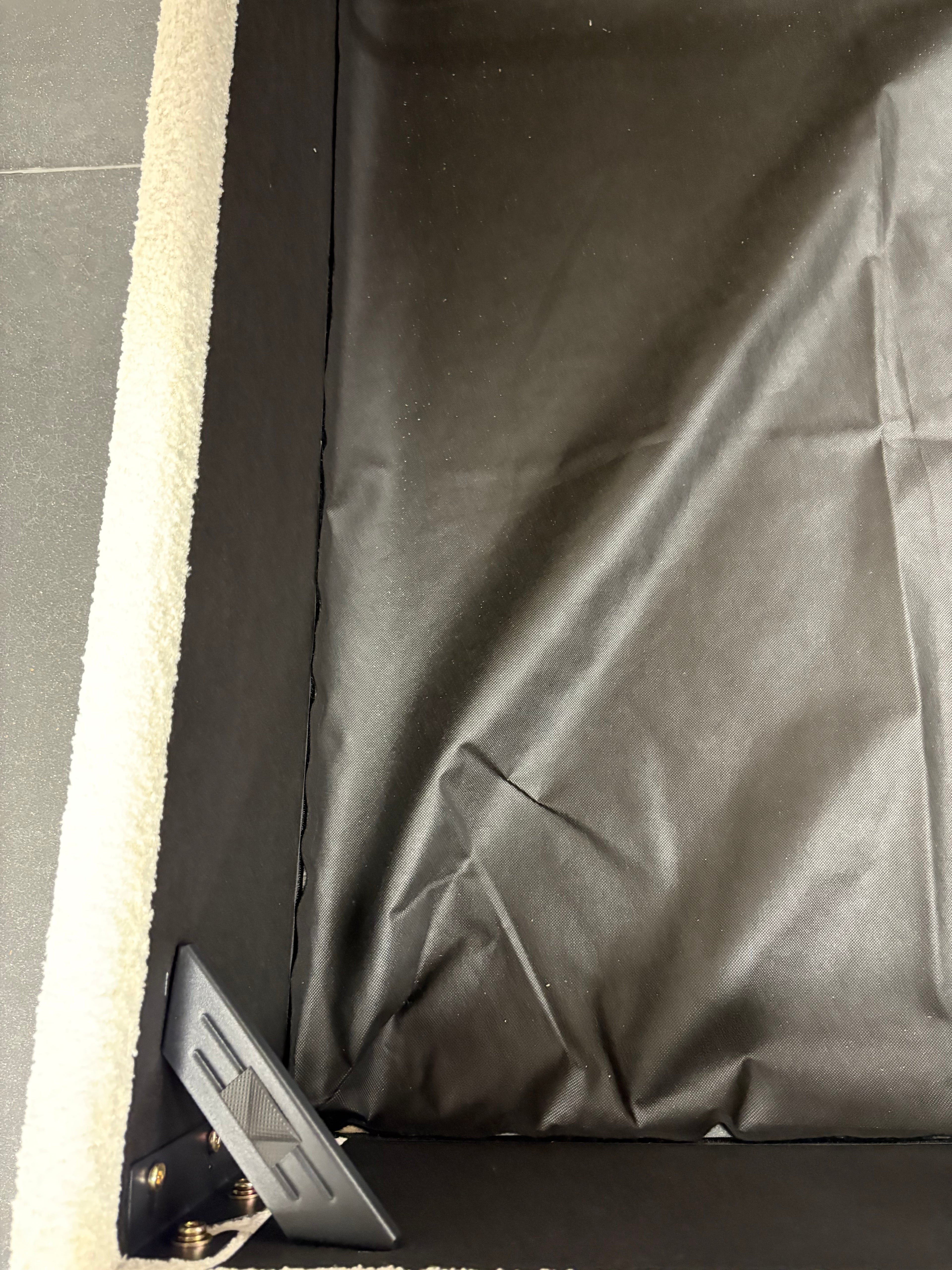 Moon Bed Storage-Vipack / Μονό ντυμένο κρεβάτι με αποθήκη