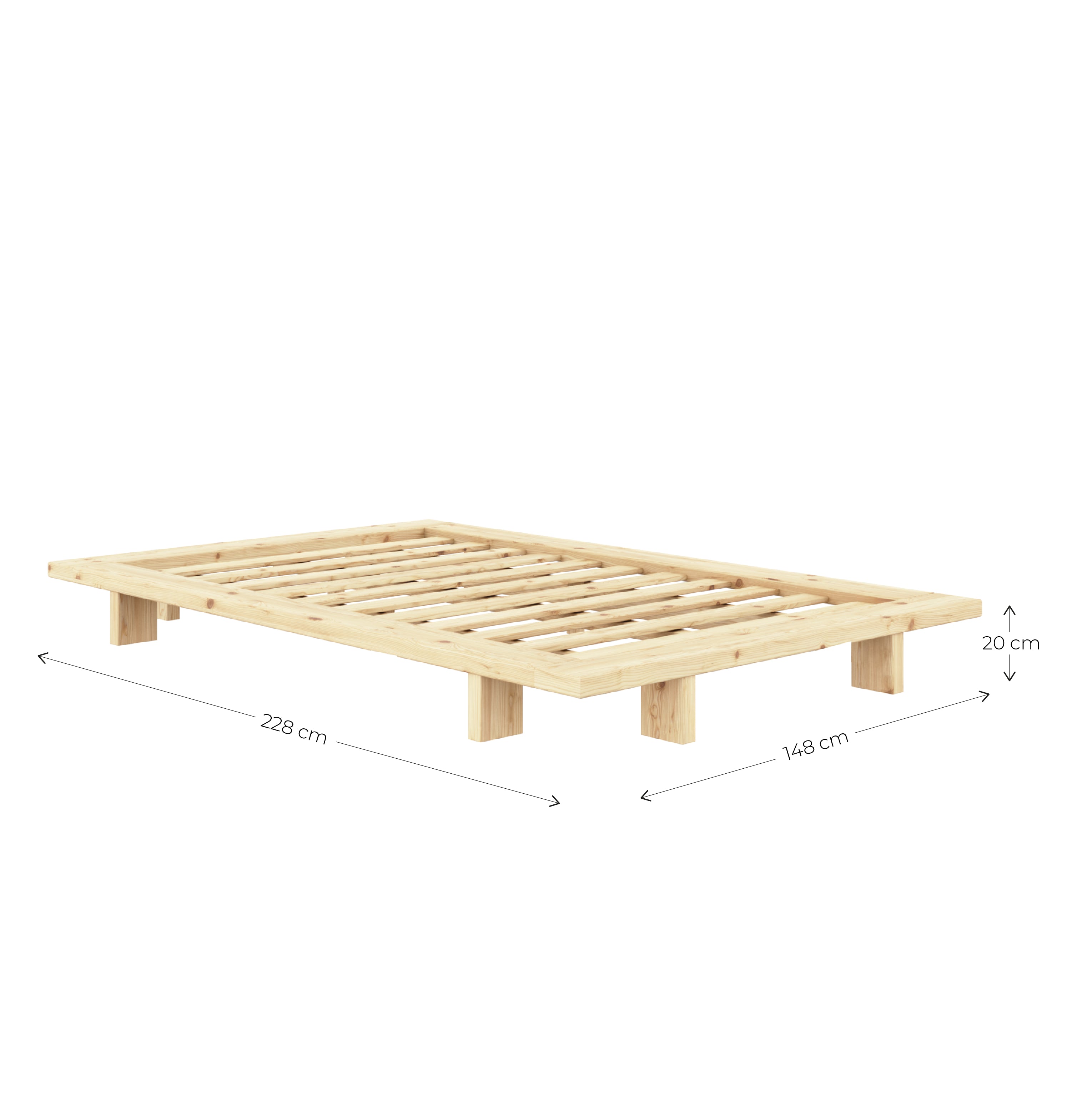 Japan Bed / Ξύλινο κρεβάτι