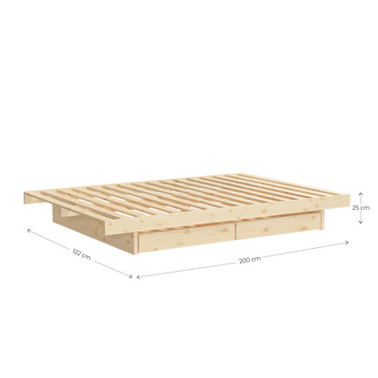 Kanso Bed / Ξύλινο κρεβάτι