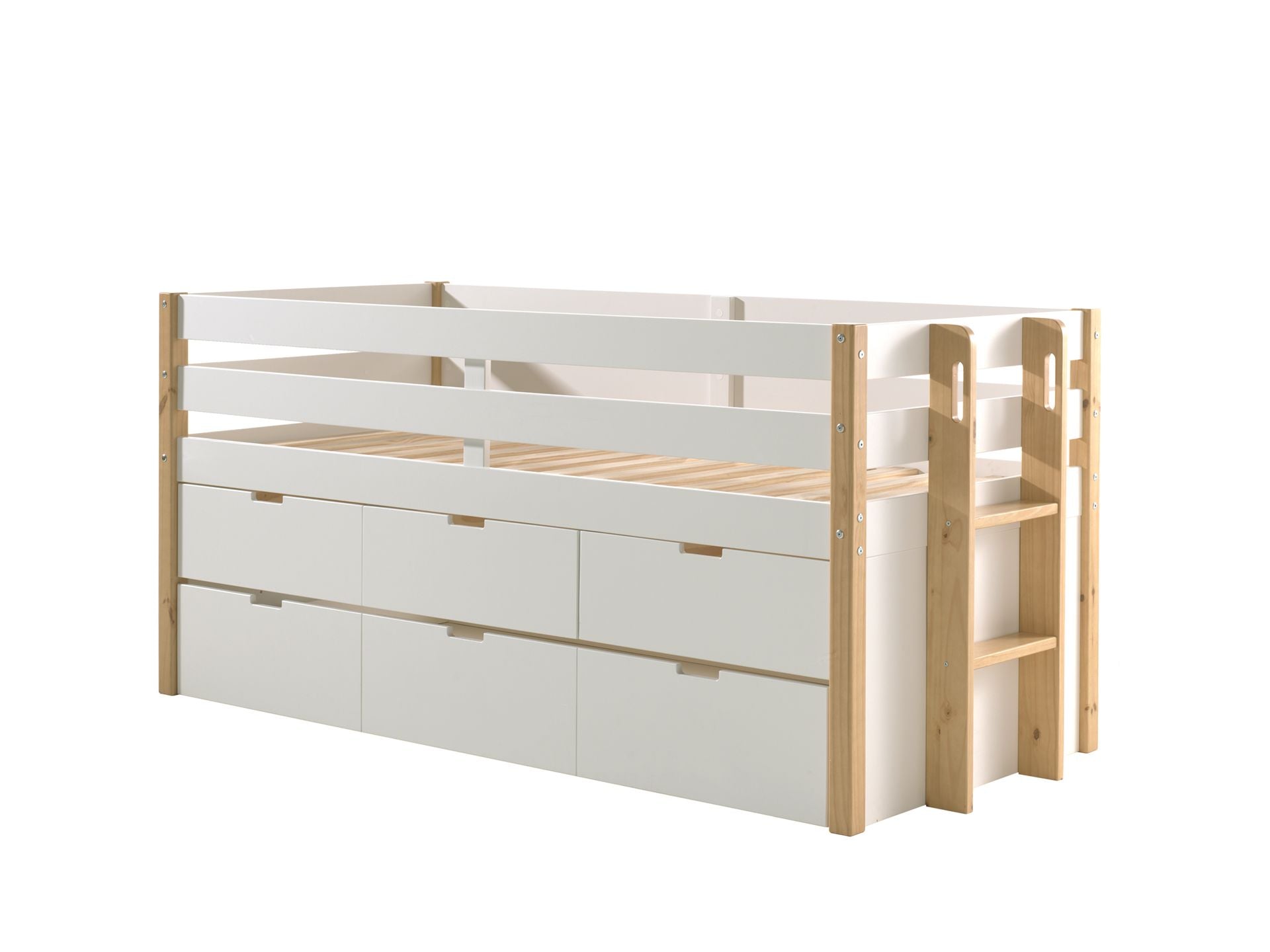 Margrit Bunk Bed with Drawers & Extra Bed / Κουκέτα με συρτάρια και έξτρα κρεβάτι