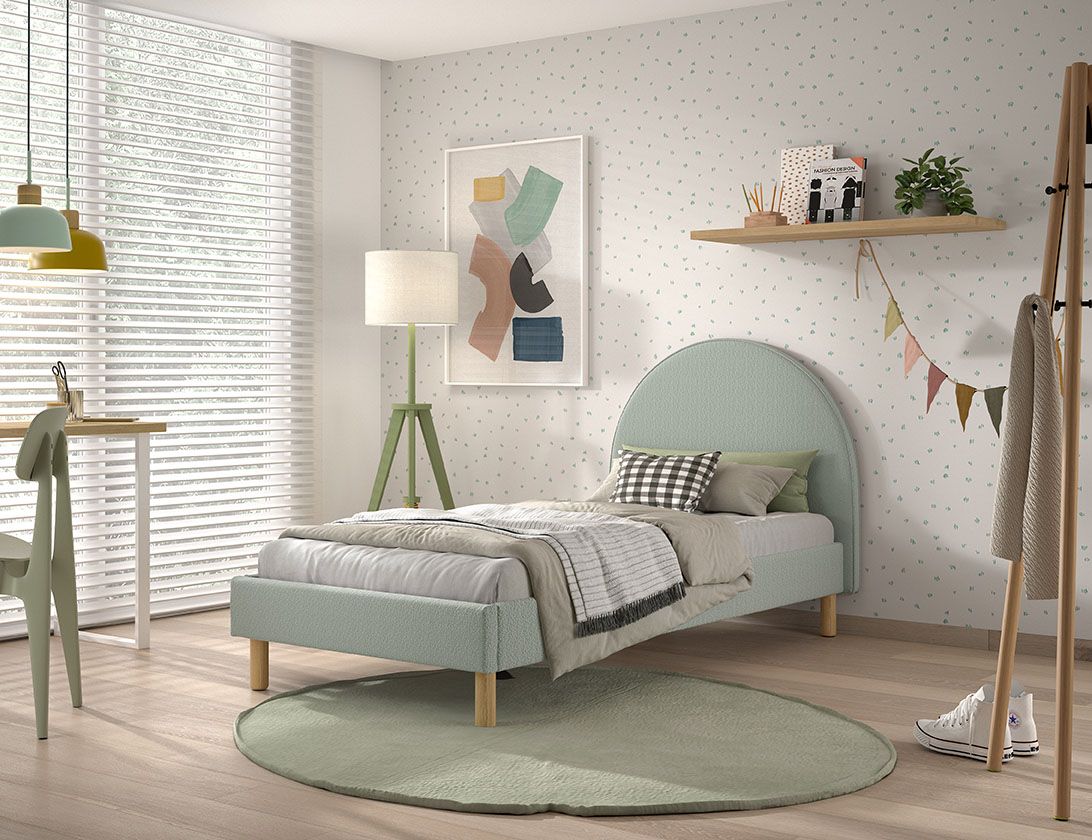 Clara Bed / Ντυμένο κρεβάτι μονό