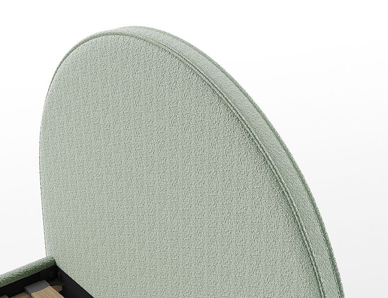 Clara Bed Storage. / Μονό ντυμένο κρεβάτι με αποθήκη