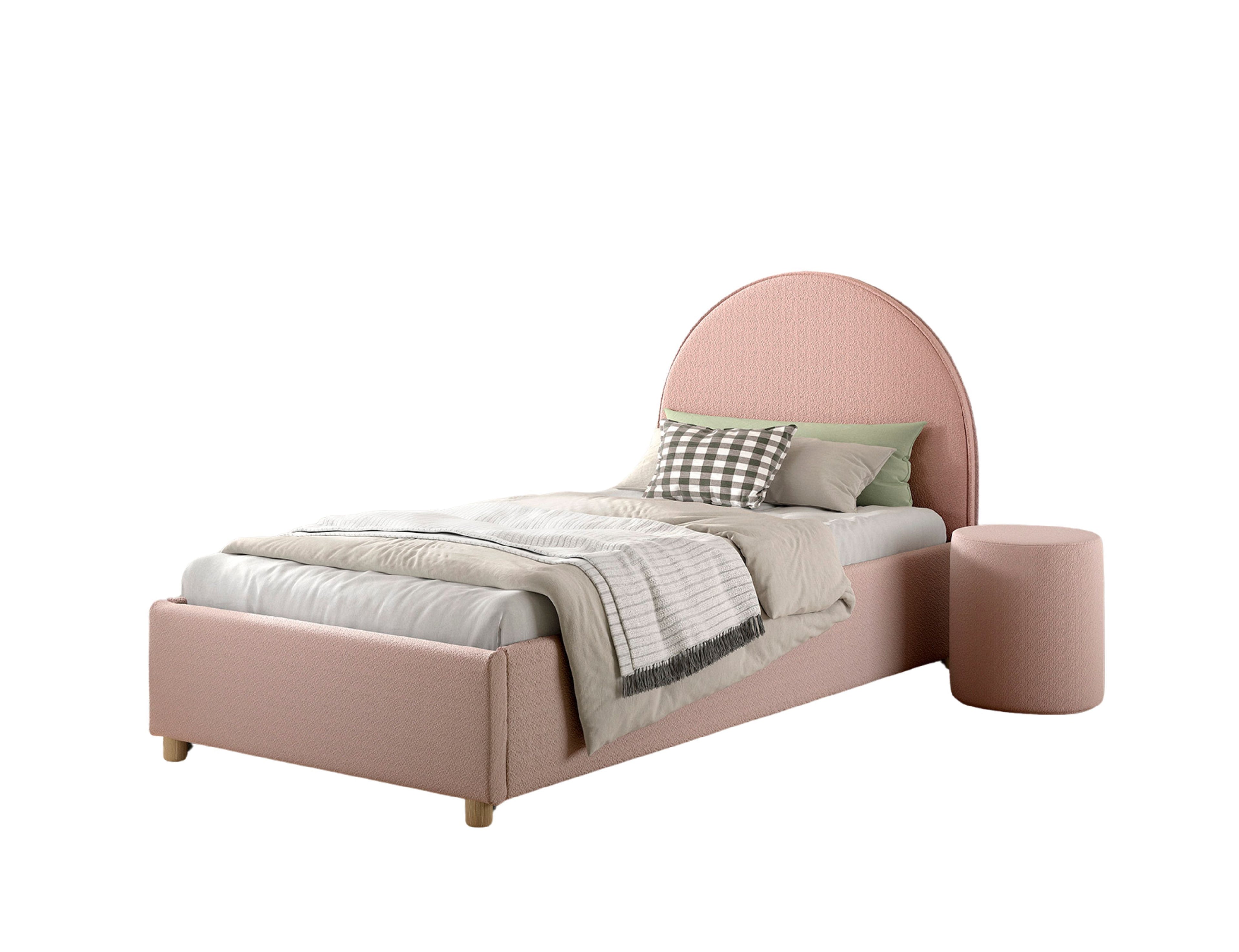 Clara Bed Storage. / Μονό ντυμένο κρεβάτι με αποθήκη