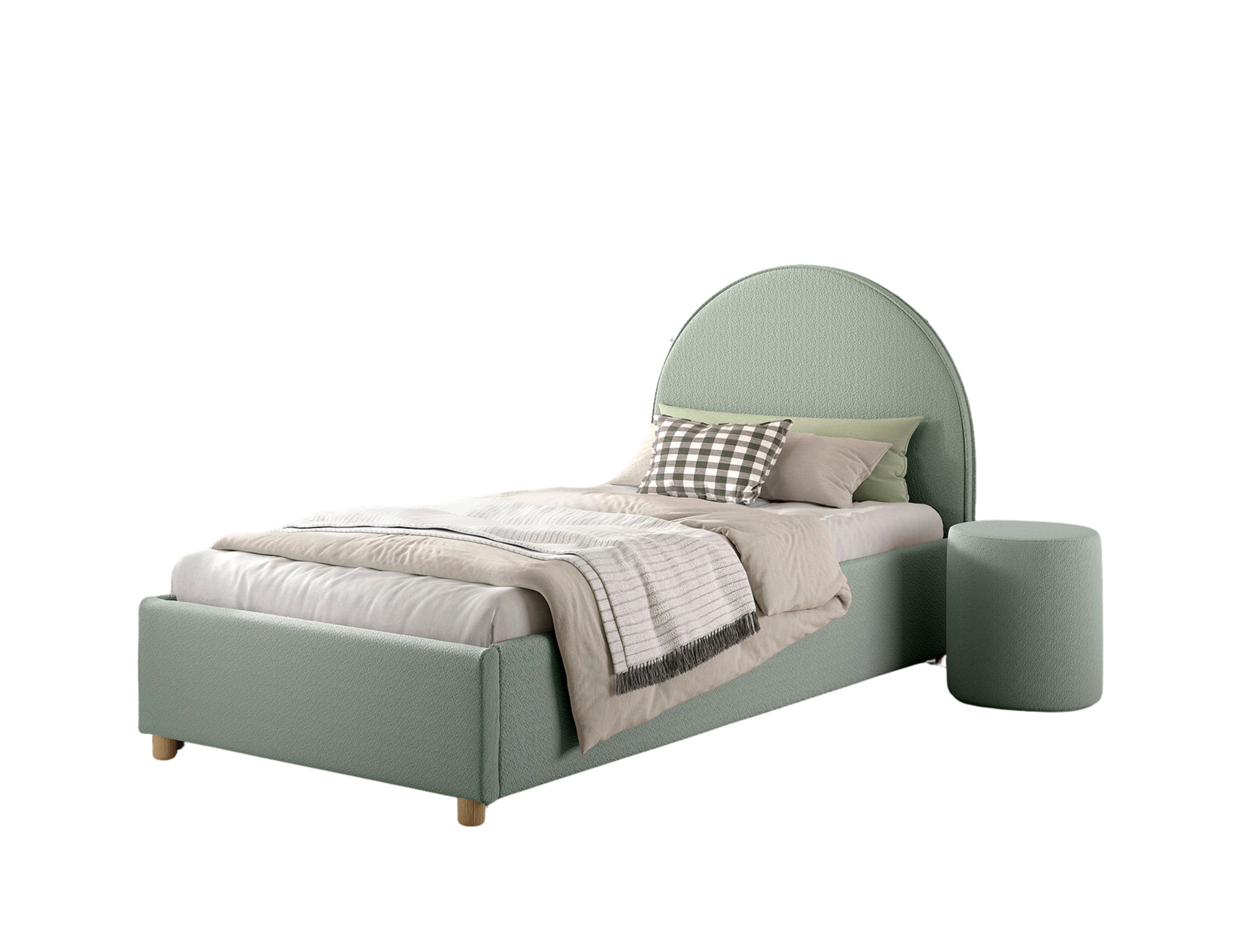 Clara Bed Storage. / Μονό ντυμένο κρεβάτι με αποθήκη