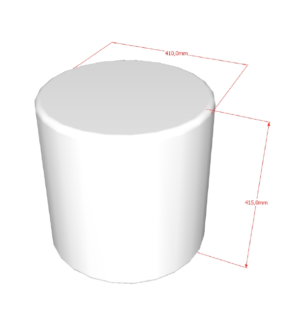 MOON STOOL BOUCLÉ / Πουφ - κομοδίνο ΔΙΑΘΕΣΙΜΟ*