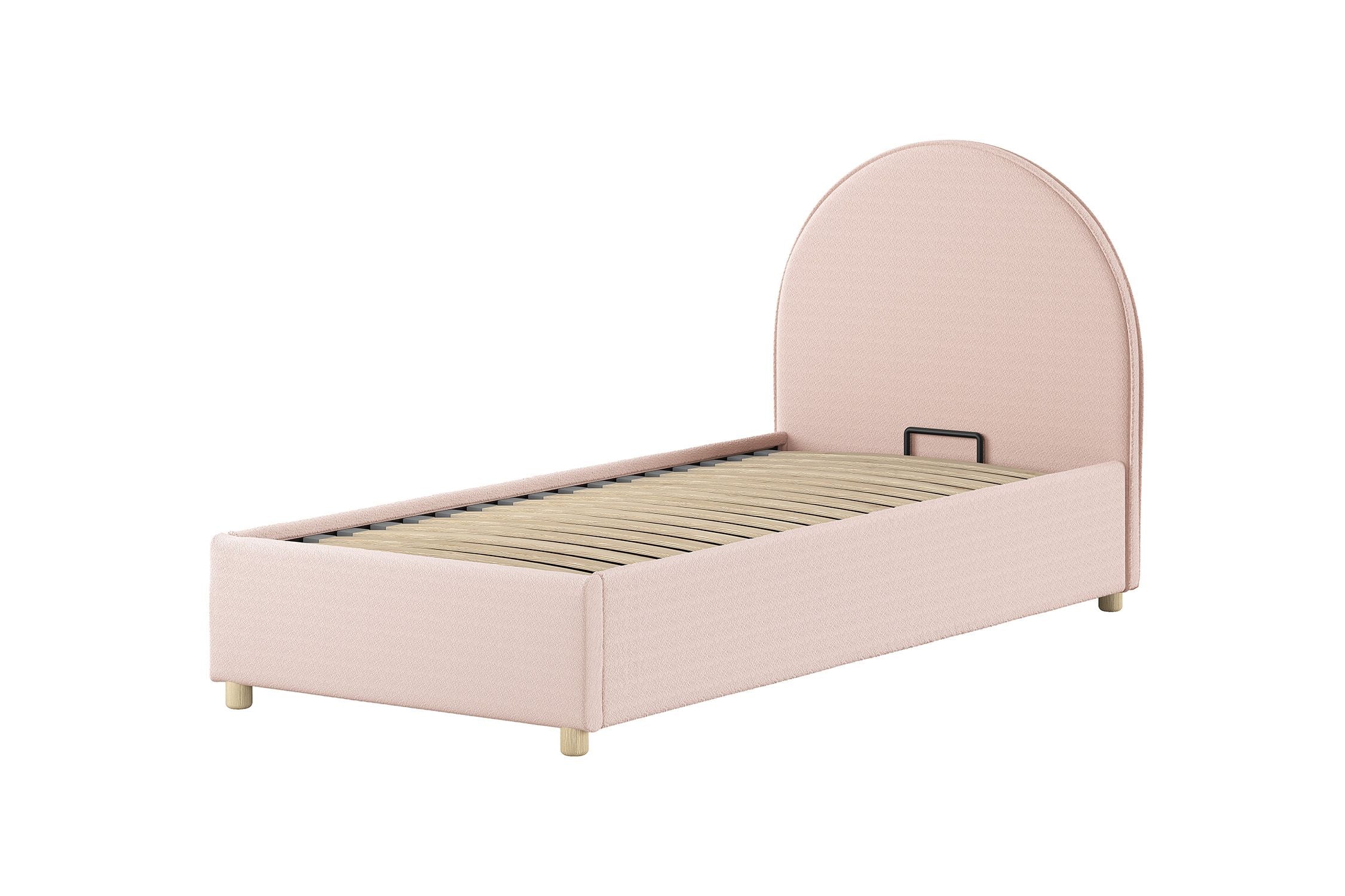 Clara Bed Storage. / Μονό ντυμένο κρεβάτι με αποθήκη