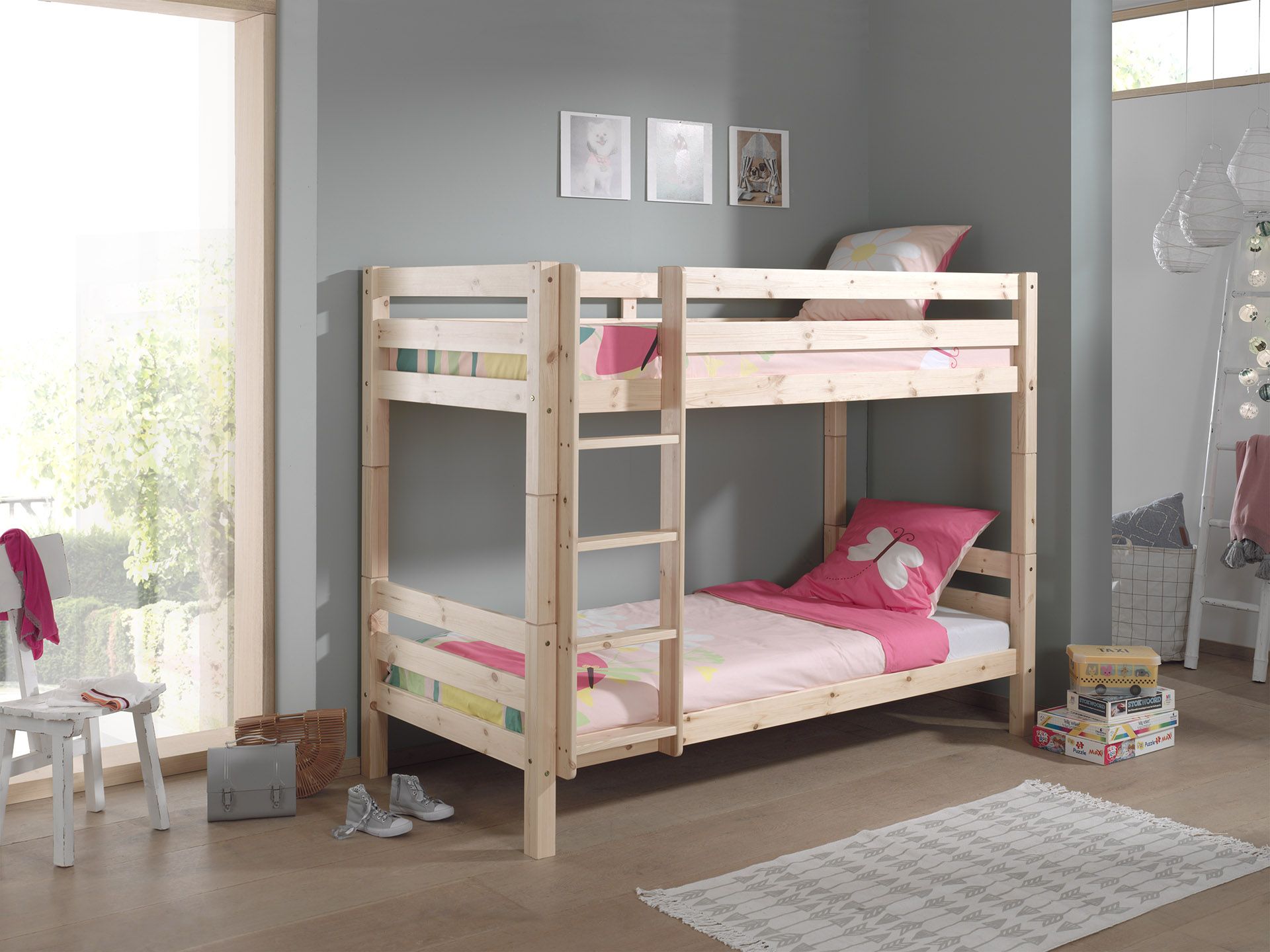 Pino Bunk Bed / Μασίφ κουκέτα Vipack Belgium