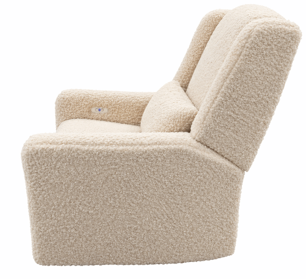 ROCKY electric recliner curly beige / Πολυθρόνα με ηλεκτρικό μηχανισμό ανάκλιση
