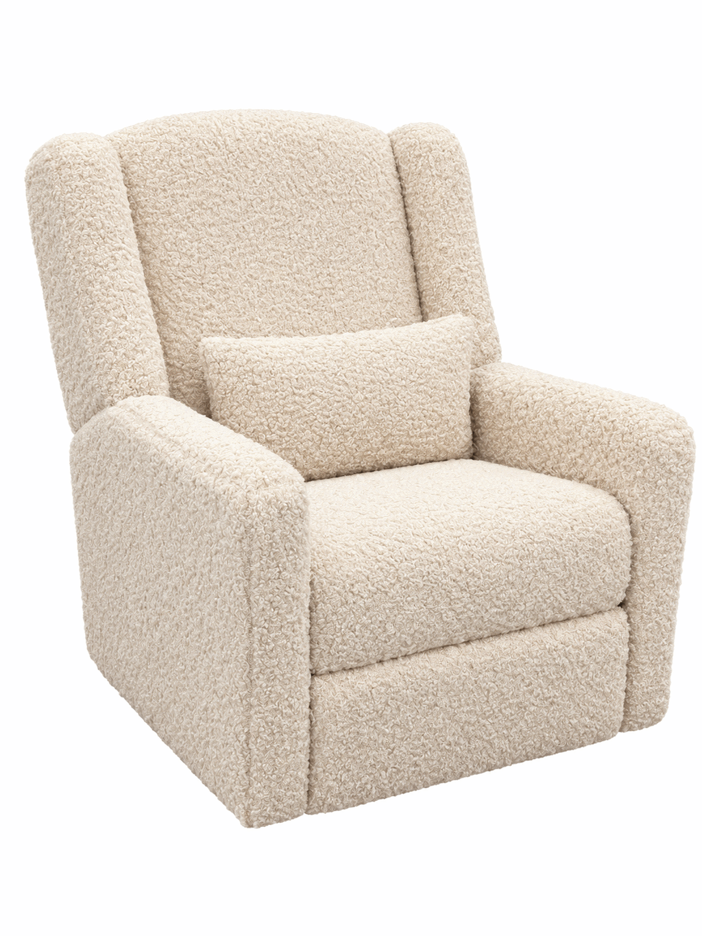 ROCKY electric recliner curly beige / Πολυθρόνα με ηλεκτρικό μηχανισμό ανάκλιση
