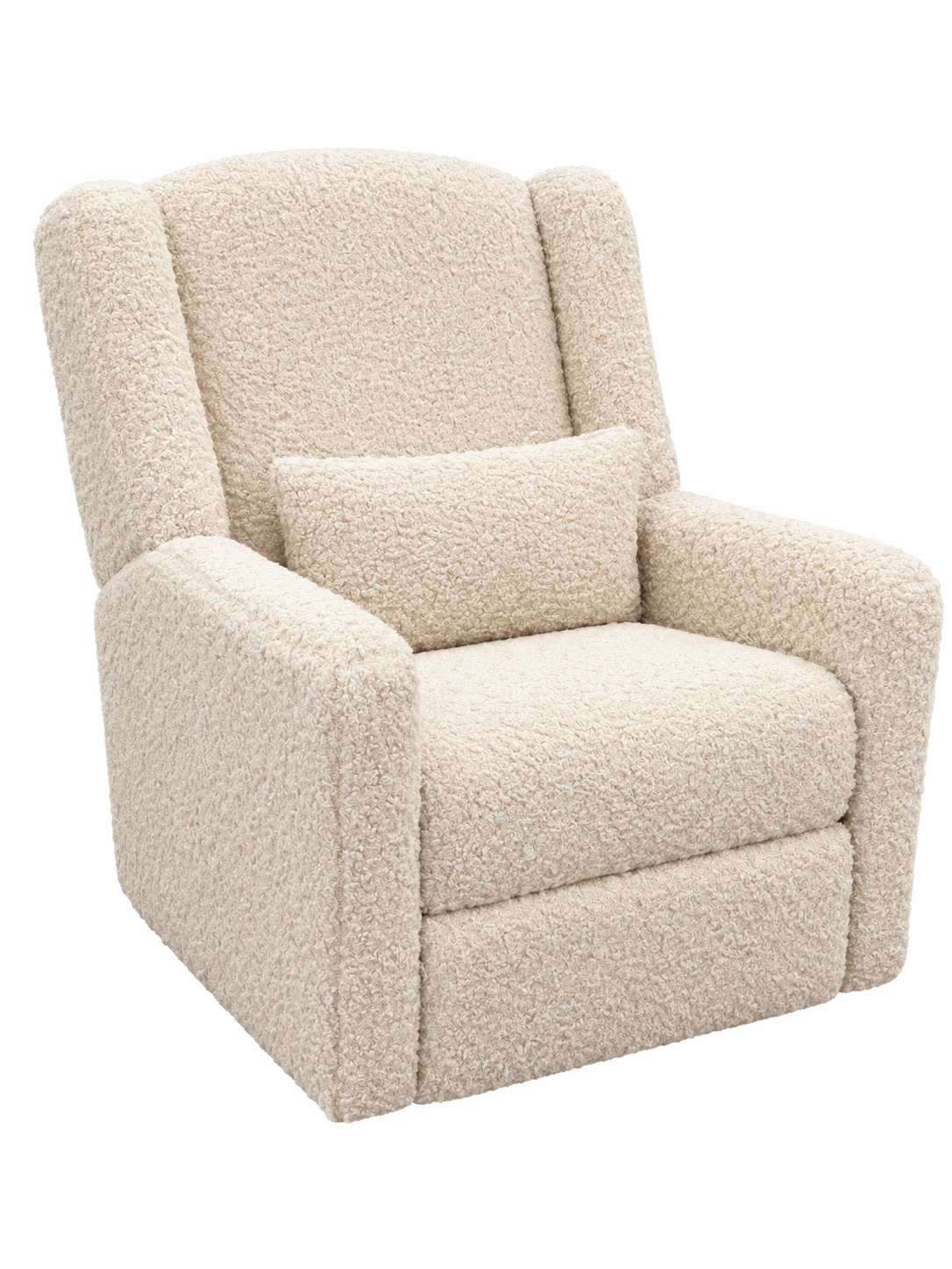 ROCKY electric recliner curly beige / Πολυθρόνα με ηλεκτρικό μηχανισμό ανάκλιση