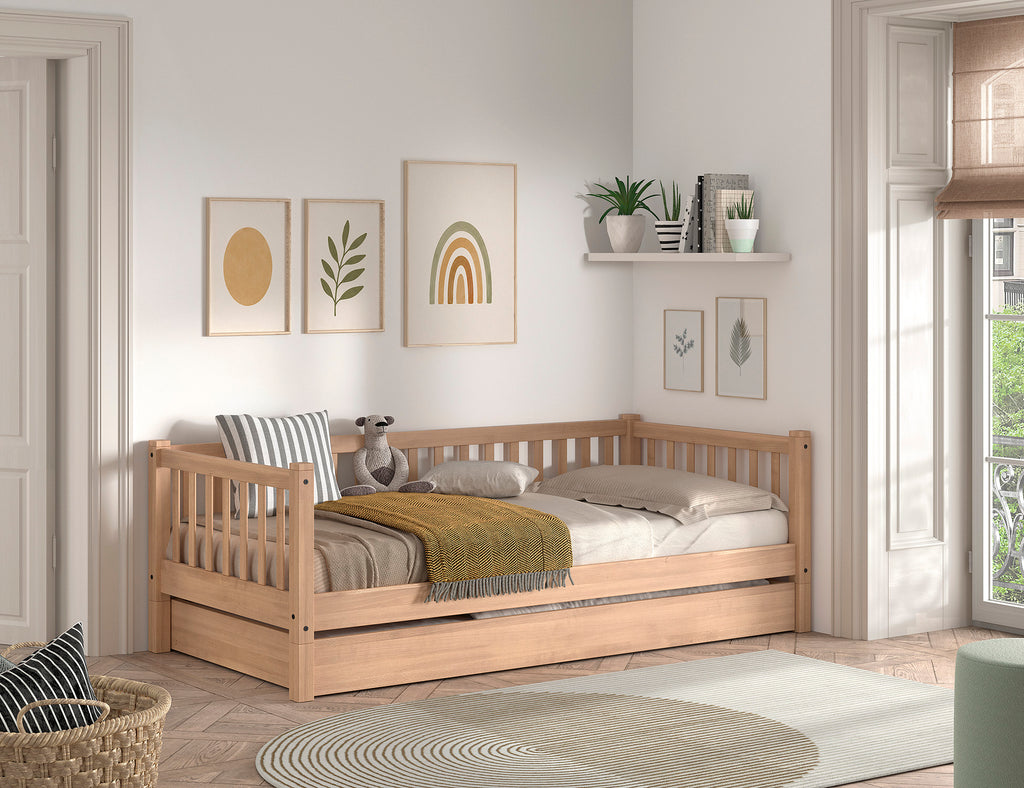 Seda Cabin Bed & second bed-drawer / Κρεβάτι οξιά με 2ο συρόμενο