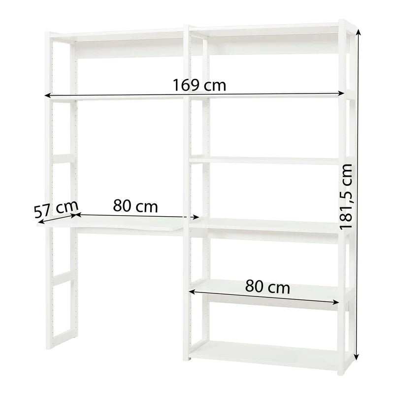 Hoppekids STOREY set with 8 shelves and writing board / Σύστημα Γραφείου Hoppekids