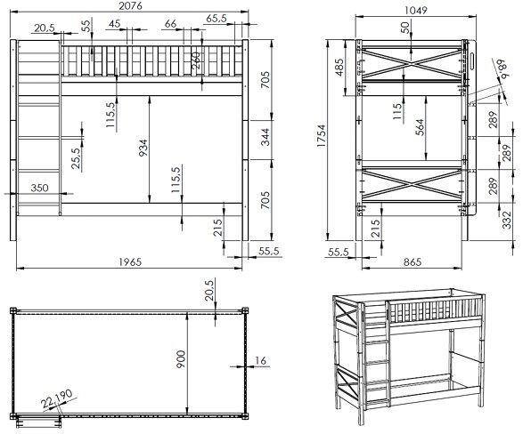 Scott Bunk Bed /
