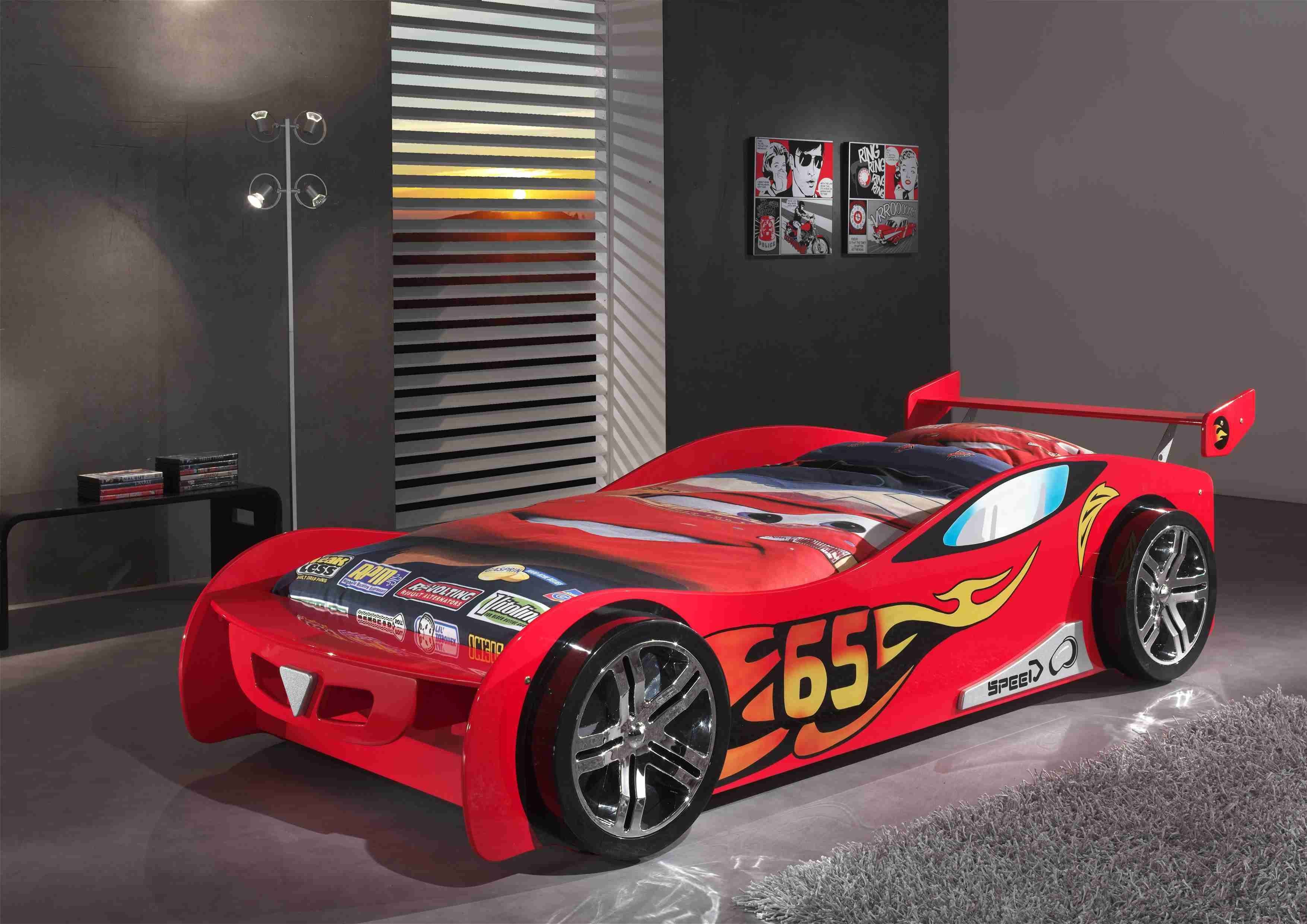 CARBEDS LEMANS BED 90 X 200 CM RED 