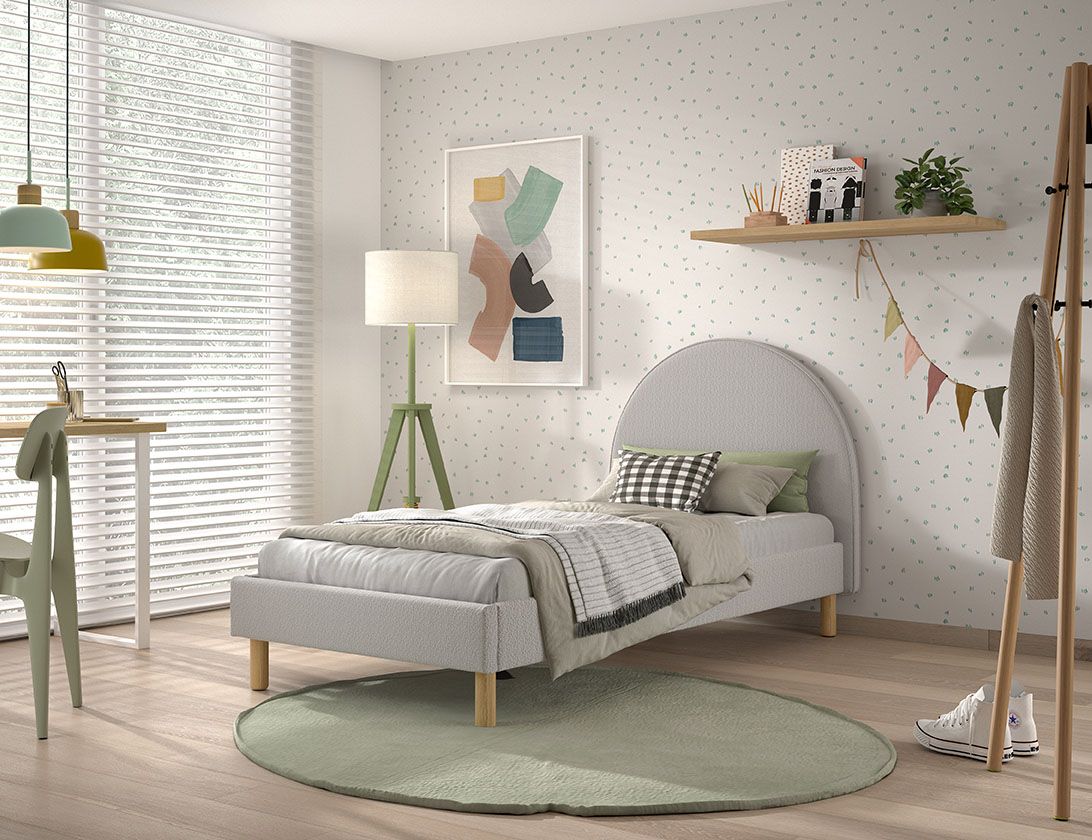 Clara Bed / Ντυμένο κρεβάτι μονό