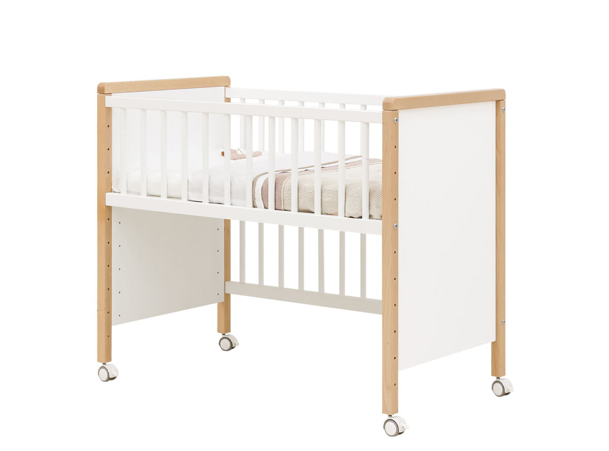 Co-sleeper 50x90 Flo White/Natural / Βρεφικό Κρεβατάκι 