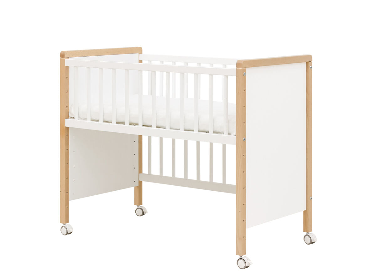 Co-sleeper 50x90 Flo White/Natural / Βρεφικό Κρεβατάκι 